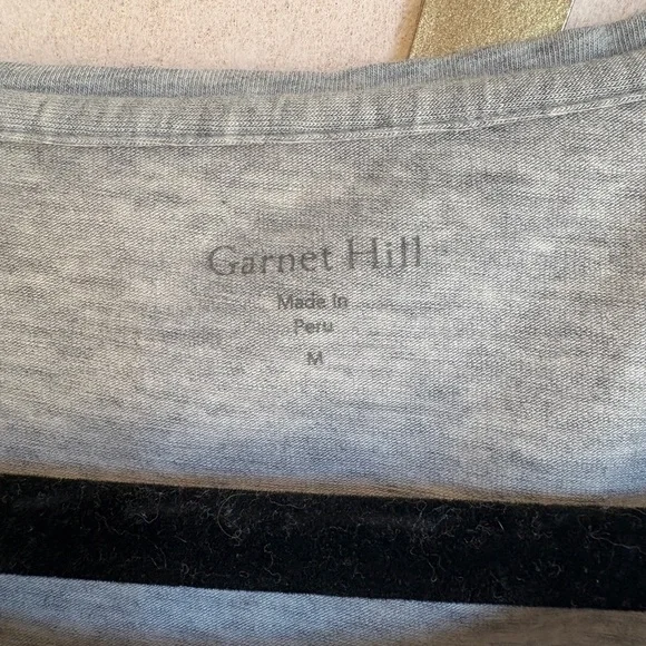 Garnet Hill Gray Long Sleeve Tee - Picture 2 of 5
